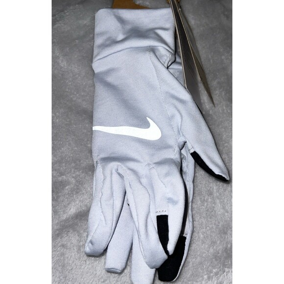 XS/S Nike Women's Dri-Fit Fleece Running Gloves, Silver Lilac - Picture 1 of 6